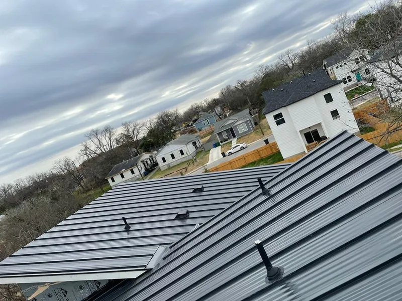 Standing seam metal roof panels with vents for Skylight Repair in Milford Mill